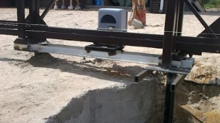 Купить сваи для ворот в Ржев. Заказать ворота на сваях под ключ от 21838 руб